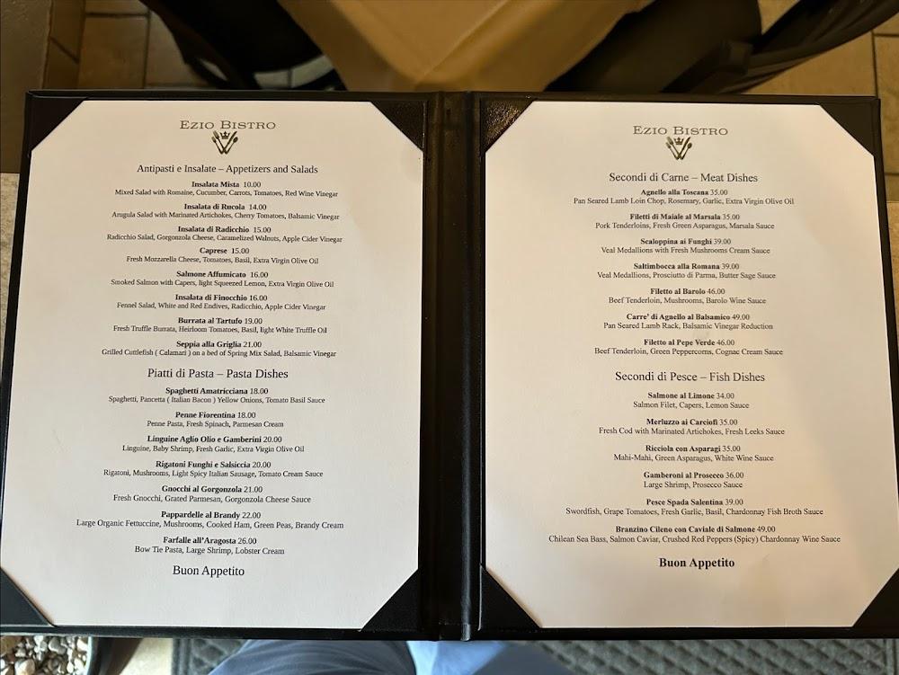 Ezio Bistro Menu image 4